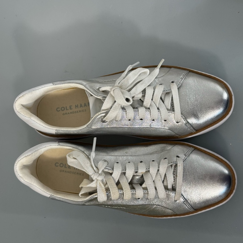 Cole Haan Grand Pro Sneaker 8B Silver